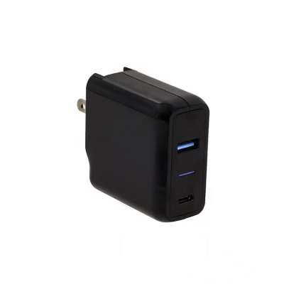 Us/Eu/Uk Wall Plug Qc 3.0 Adapter Phone Type C Fast Charging Type-C Pd Travel Qc3.0 Quick Usb-C Power Usb Charger